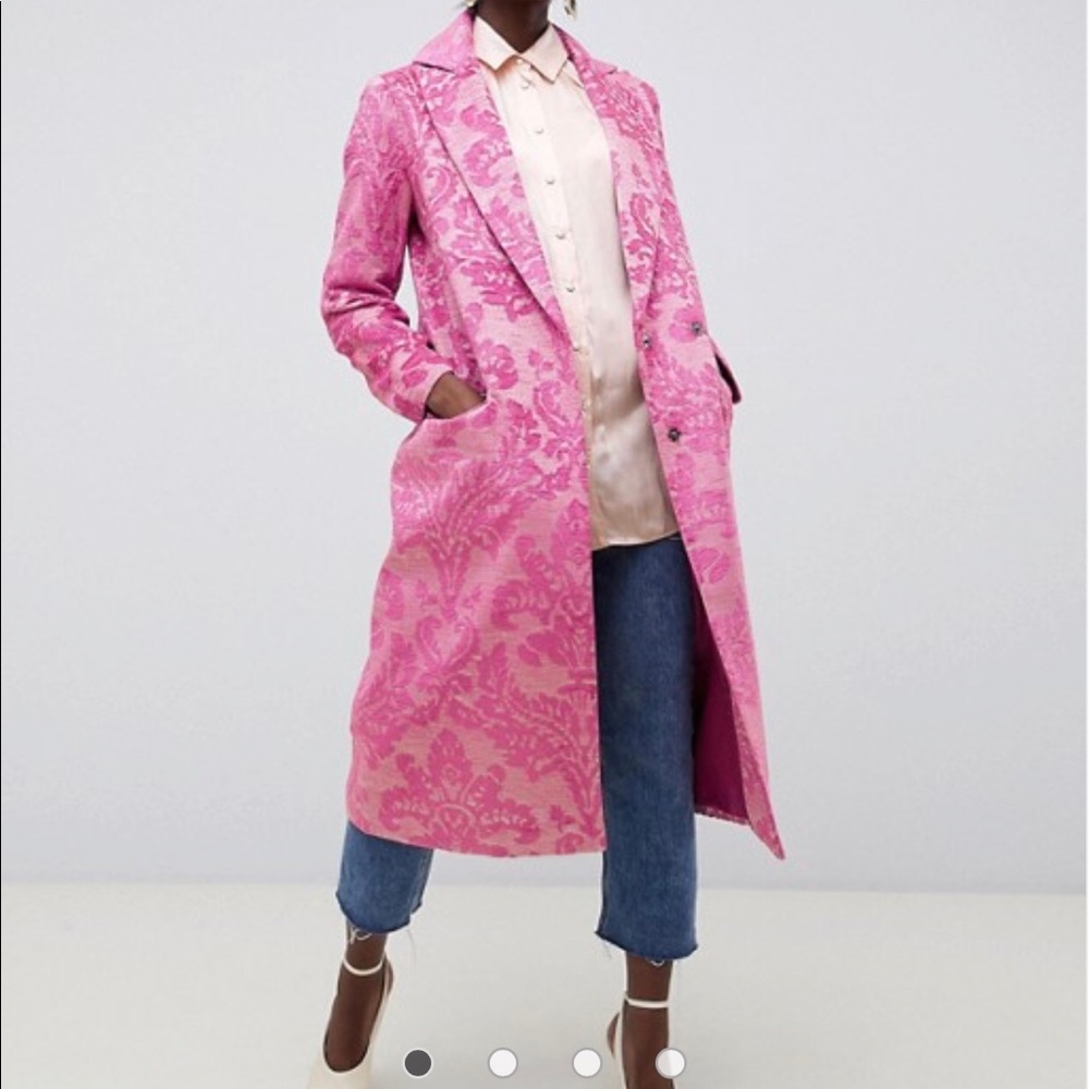 ASOS DESIGN DEVORE SINGLE BREASTED COAT